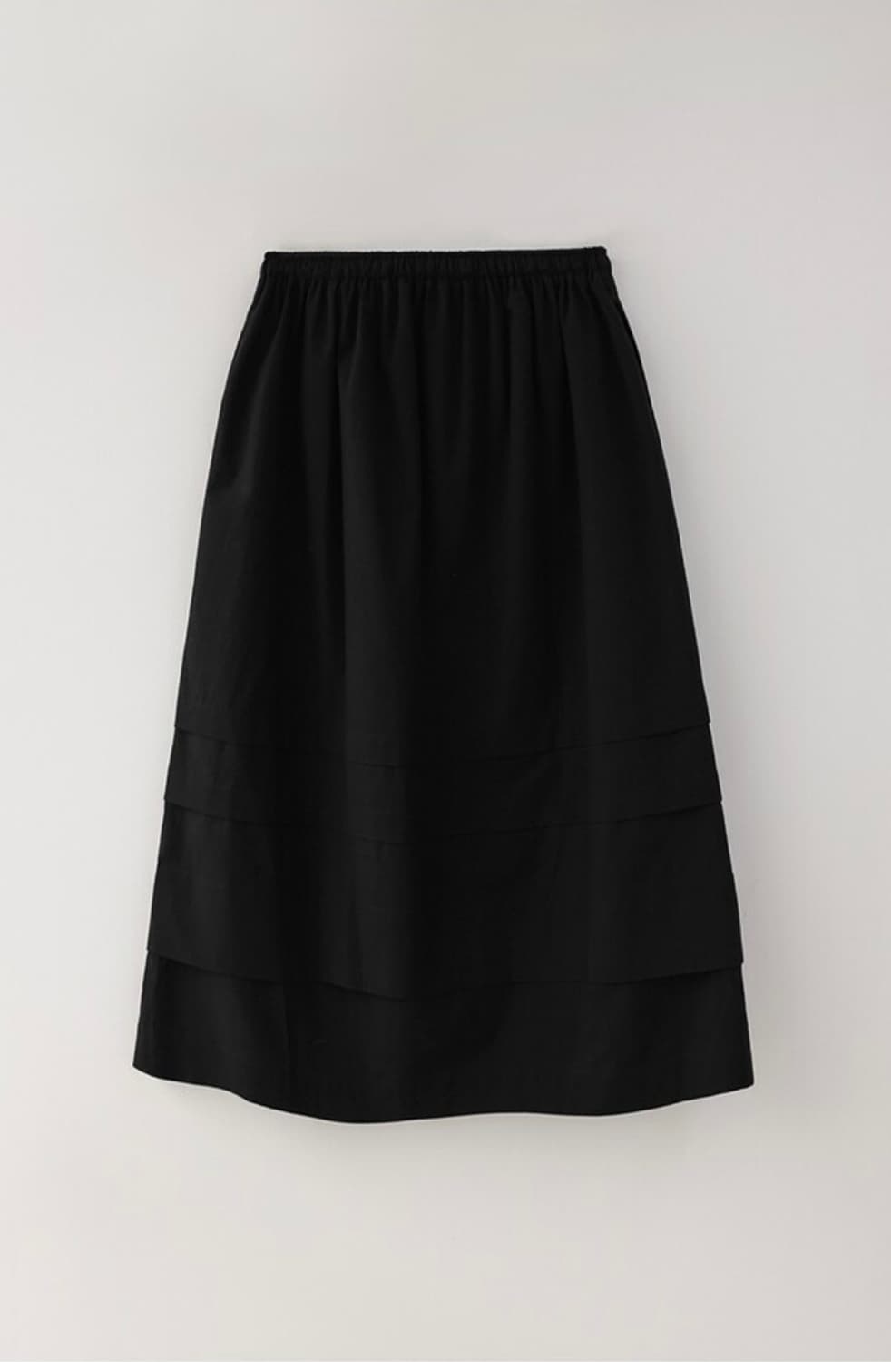 낫띵리튼 Toui layered skirt (Black) 상품이미지3