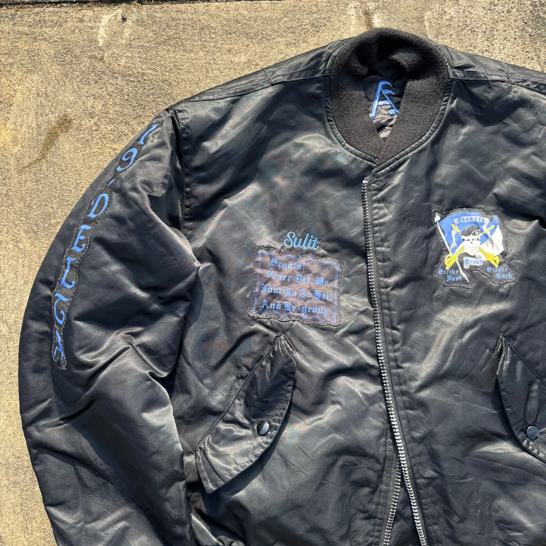 [L~XL] 90s Game Sportwear 양면 Ma-1 항공점퍼 상품이미지3