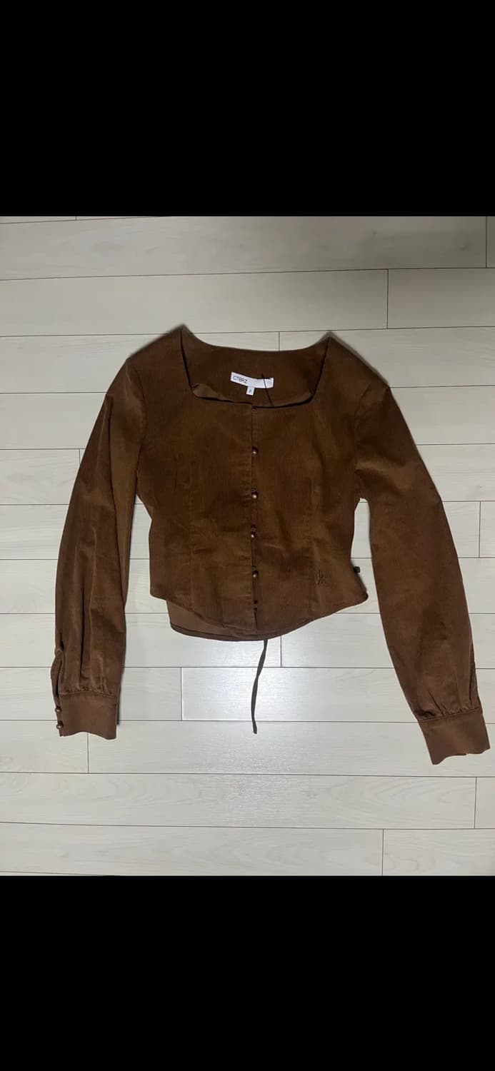 시티브리즈 코듀로이 스퀘어넥 셔츠 상품이미지2