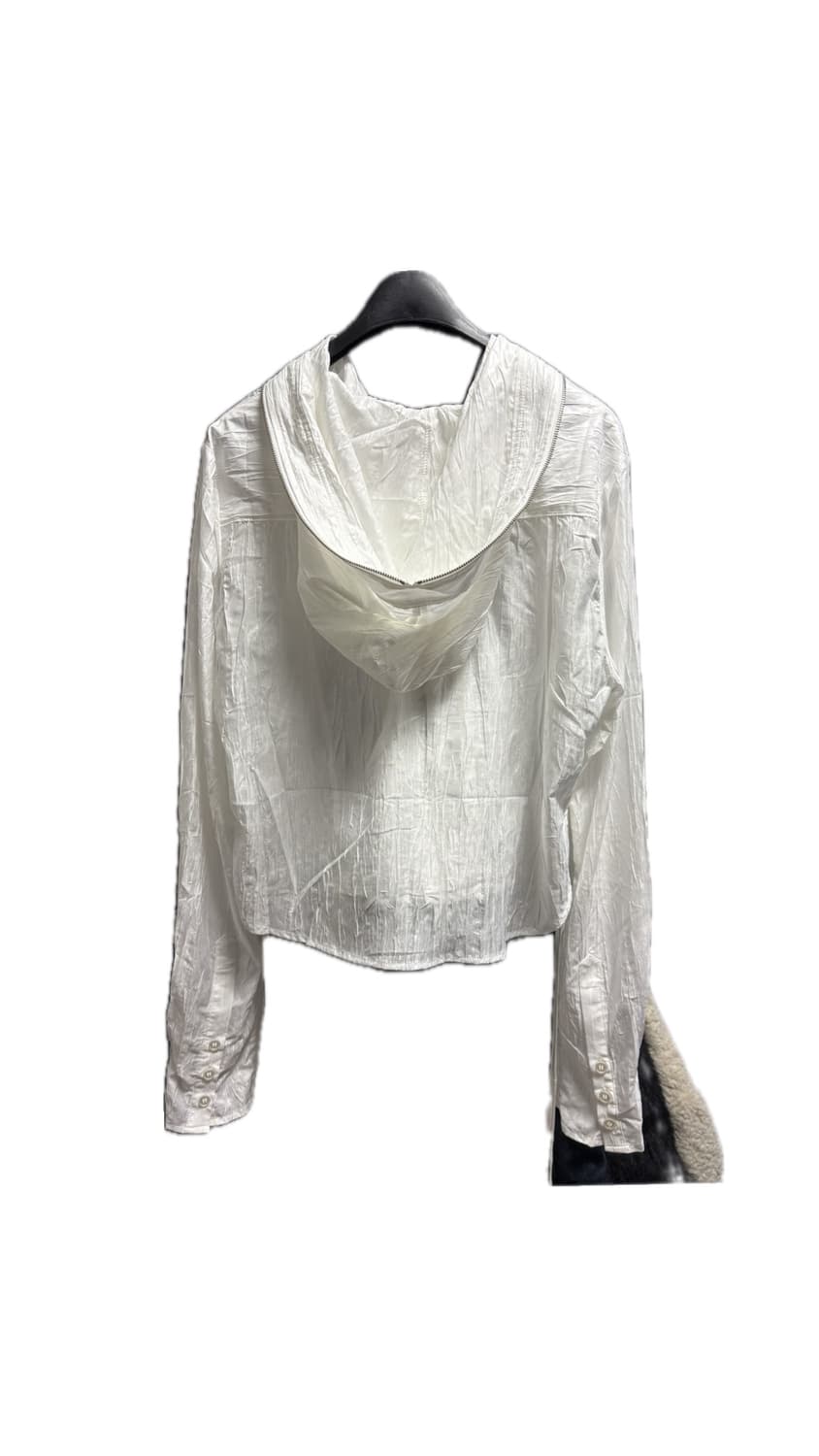 트리밍버드 실키 링클 후드 셔츠 상품이미지5