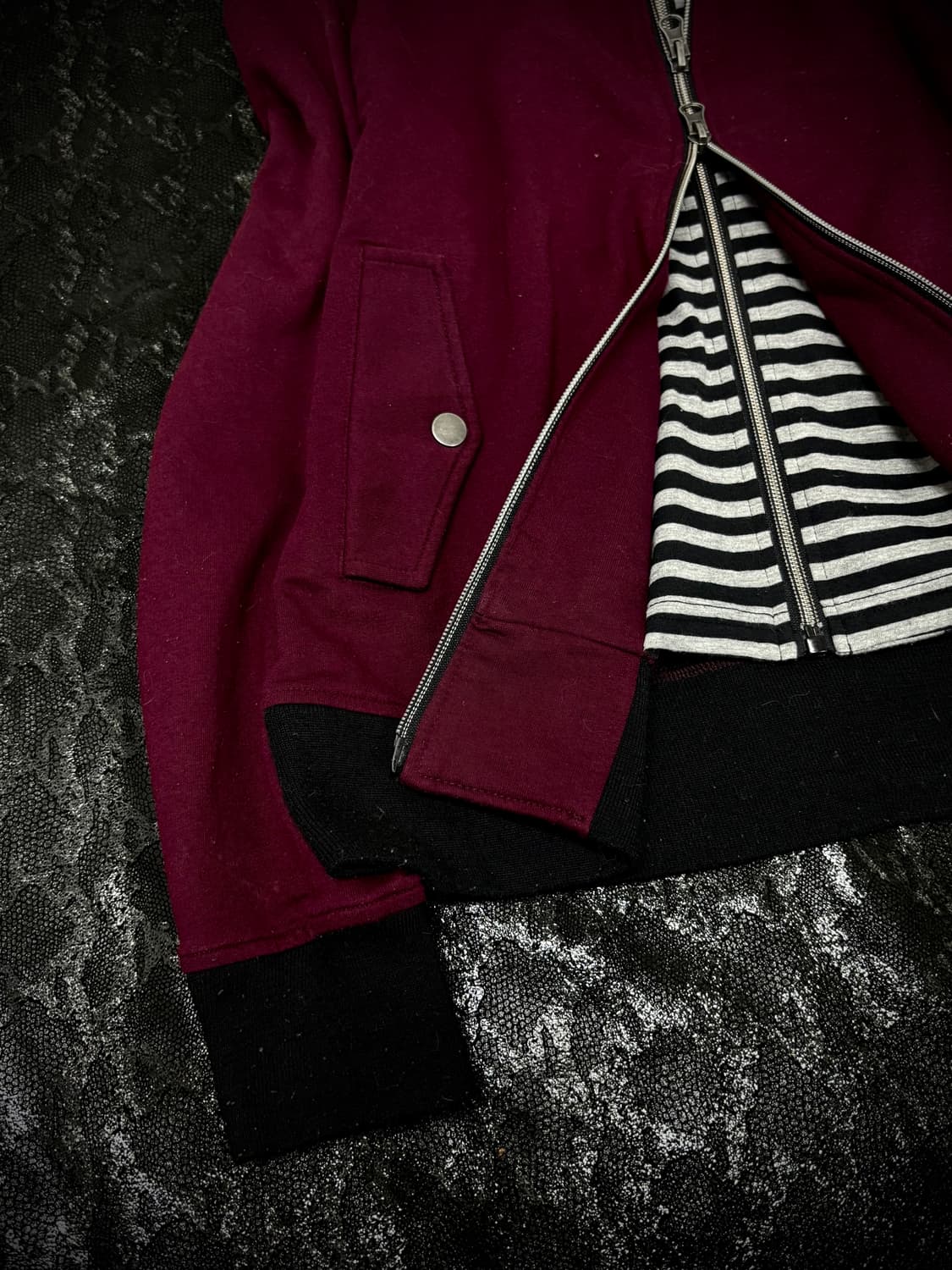 “BEAUMONT CARR” Stripe Layered Bono-Hood 상품이미지2