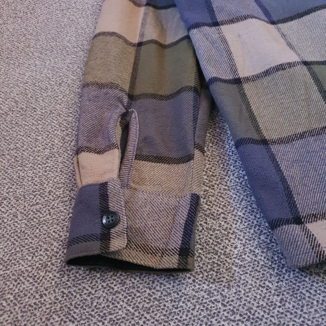 볼컴 클래식 핏 헤비 플란넬 체크 셔츠 no.1 상품이미지10