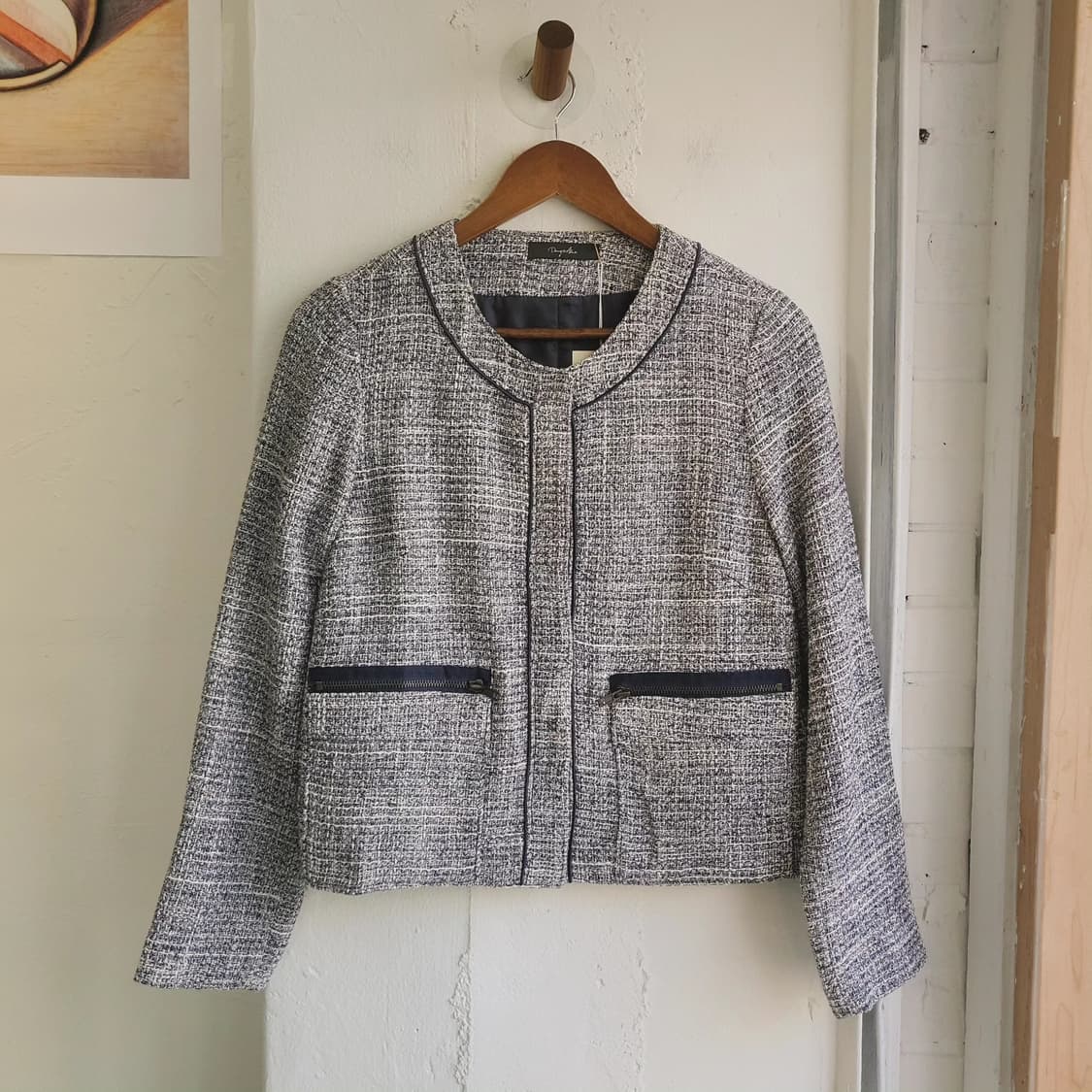 Dany&ame 블루 트위드자켓 상품이미지1