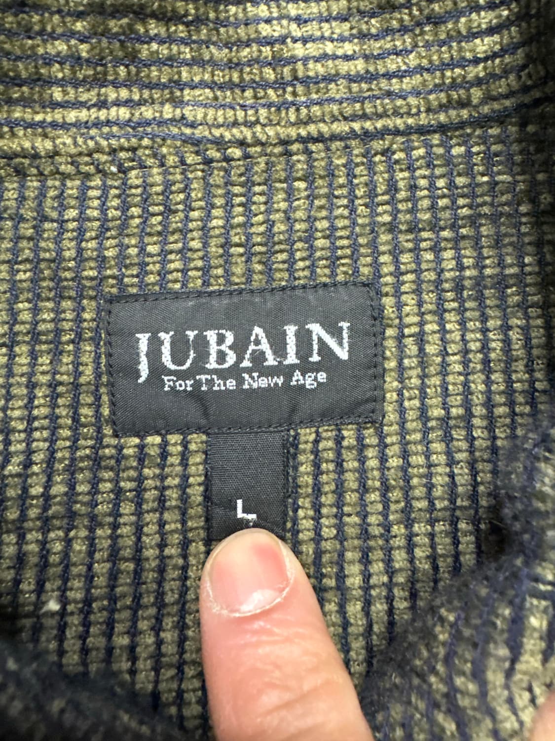 L)JUBAIN 빈티지 코듀로이 셔츠 집업 자켓 상품이미지4