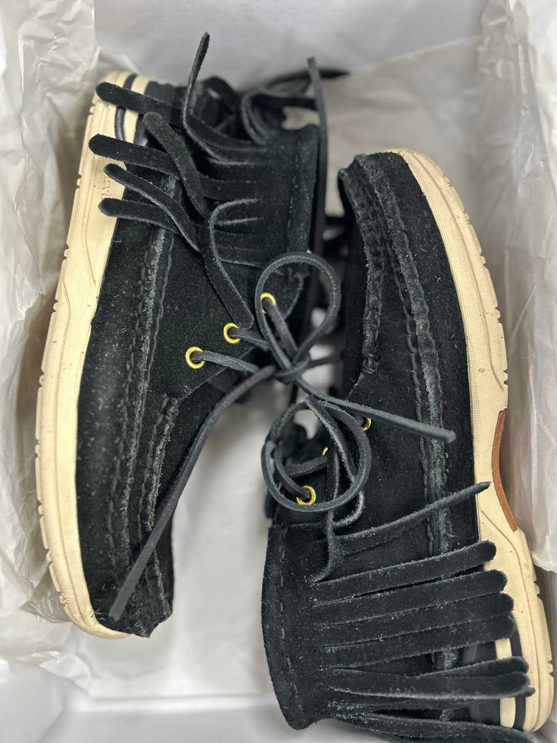 VISVIM 비즈빔 블랙 스웨이드 보야져 목 샤먼포크  9 상품이미지1