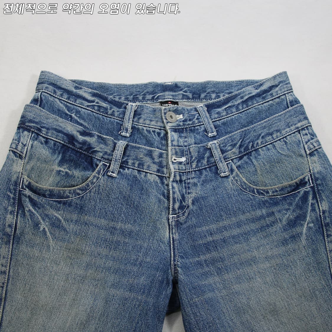 (착용컷) airwalk 데님 팬츠 (남성용 33.5) 상품이미지4