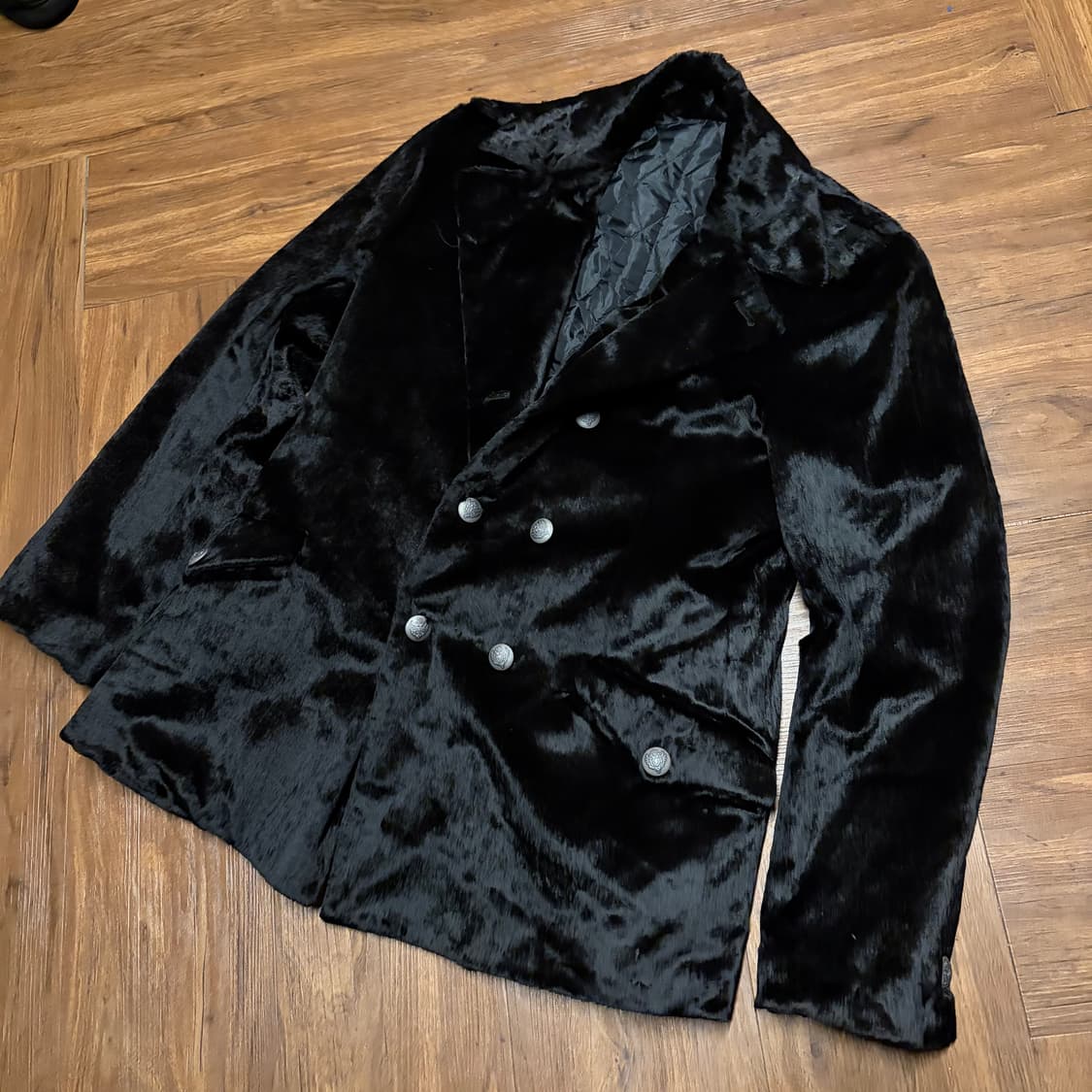 JAPAN VINTAGE FUR DOUBLE JACKET BLAZER 상품이미지6