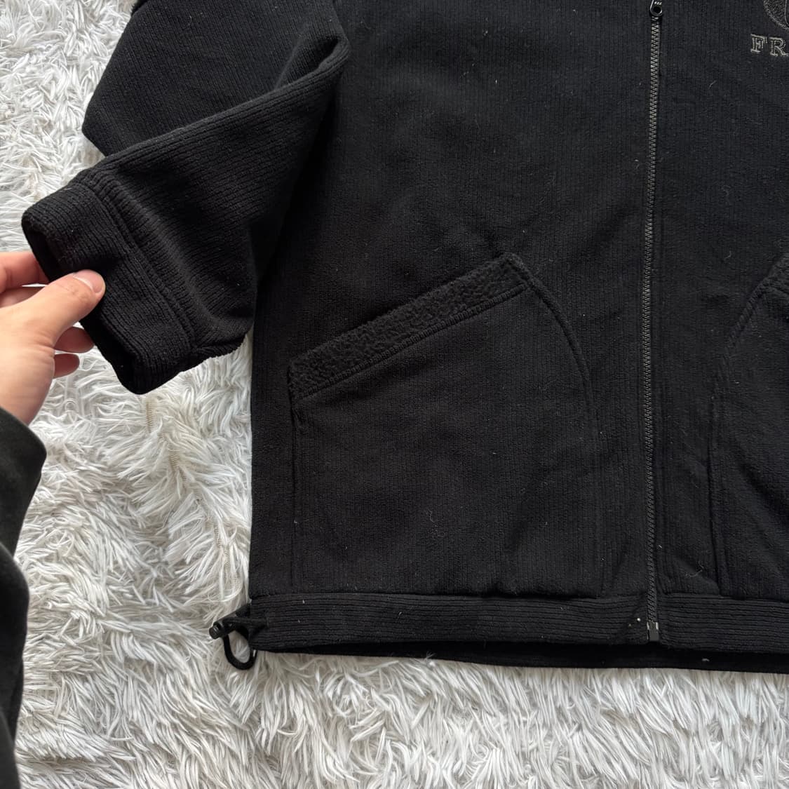 JEAN LOUIS 일본빈티지 후드집업 후리스 갸루후드집업 XXL 110 상품이미지5