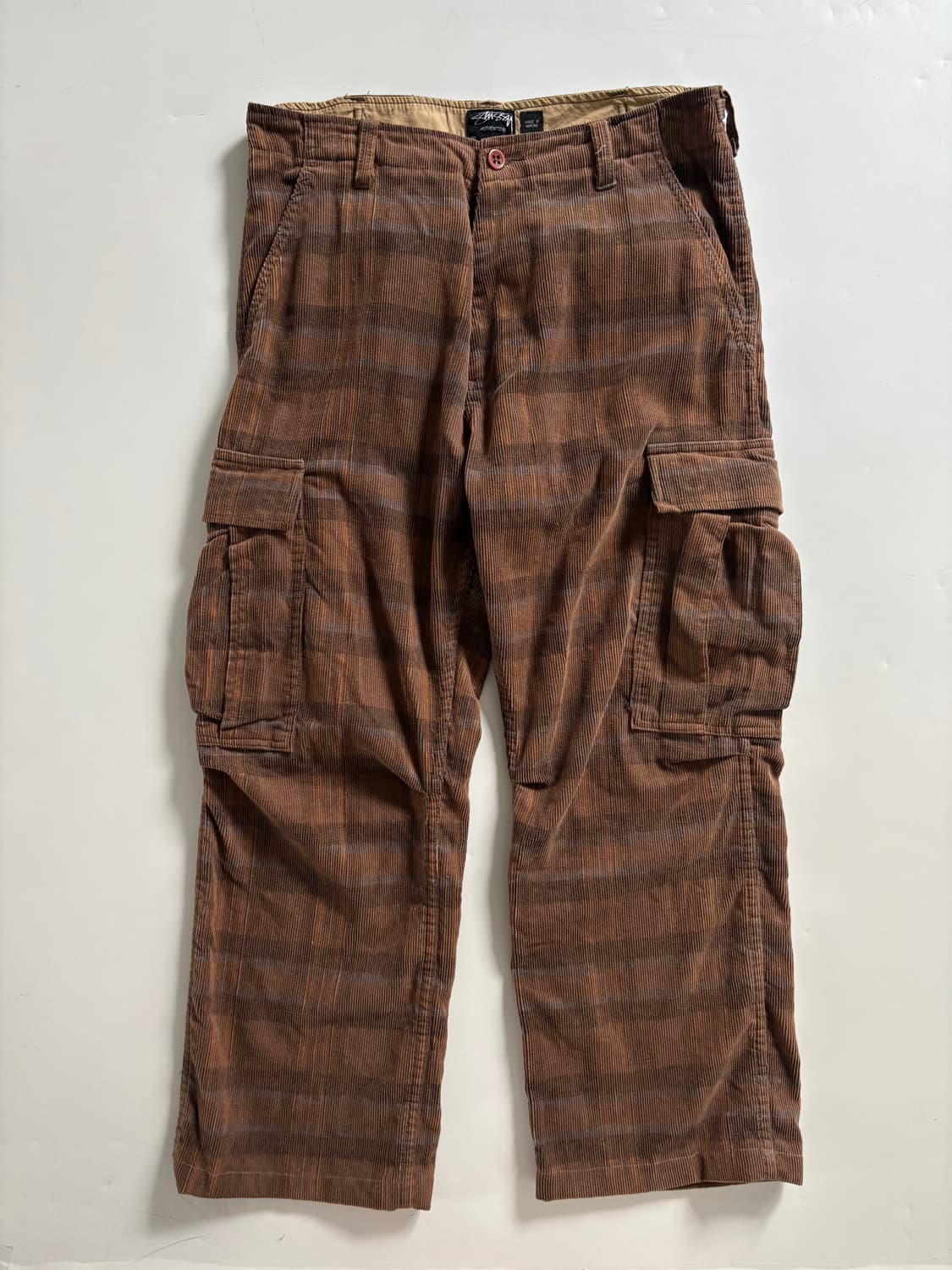 STUSSY 스투시 00‘s 체크 카고 팬츠 상품이미지6