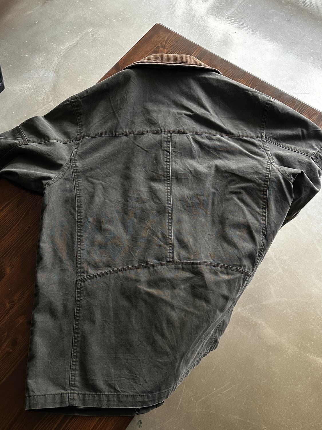 올리브 워싱 캔버스 헌팅 자켓 상품이미지5