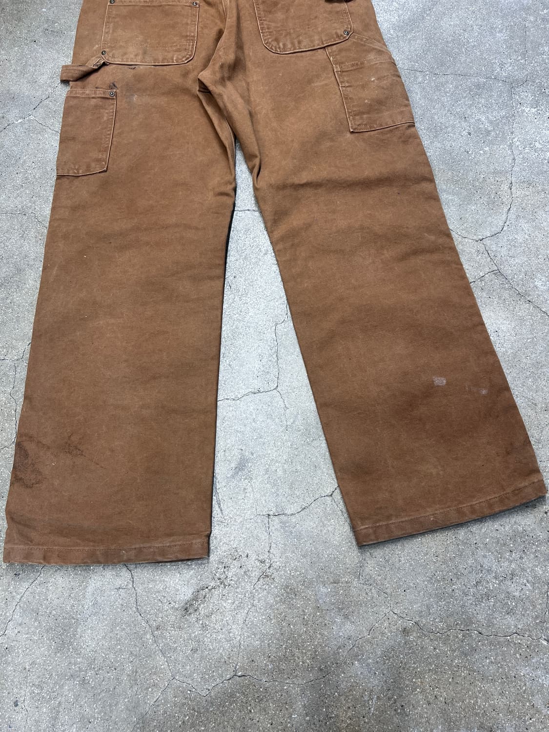 00‘s 칼하트 더블니 오버롤 BRN  상품이미지6