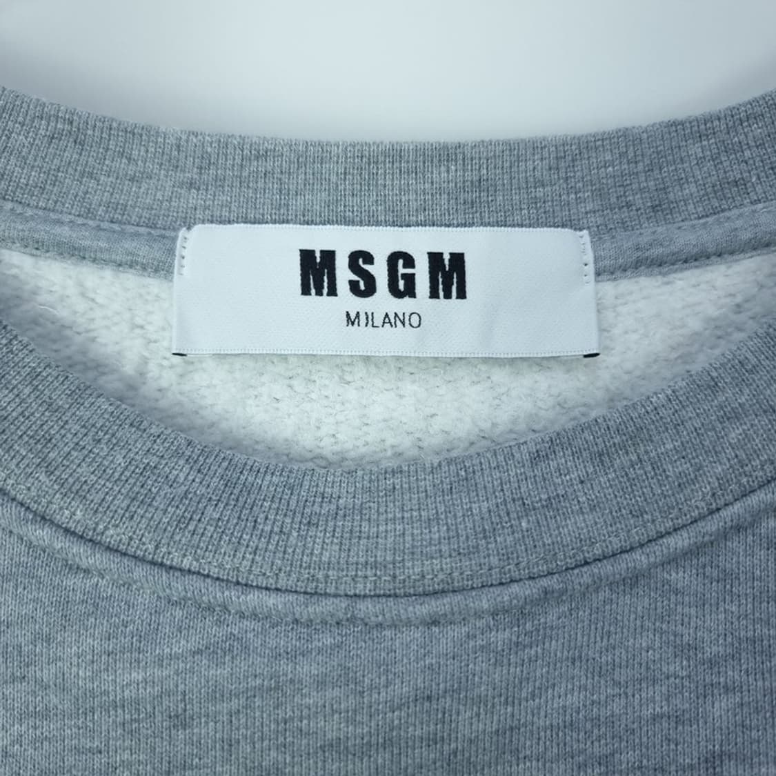 [엠에스지엠] 빅로고 프린팅 오버핏 맨투맨 그레이 P01390 상품이미지6