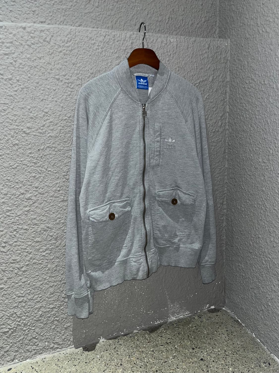 아디다스 포켓 코튼 집업 상품이미지1