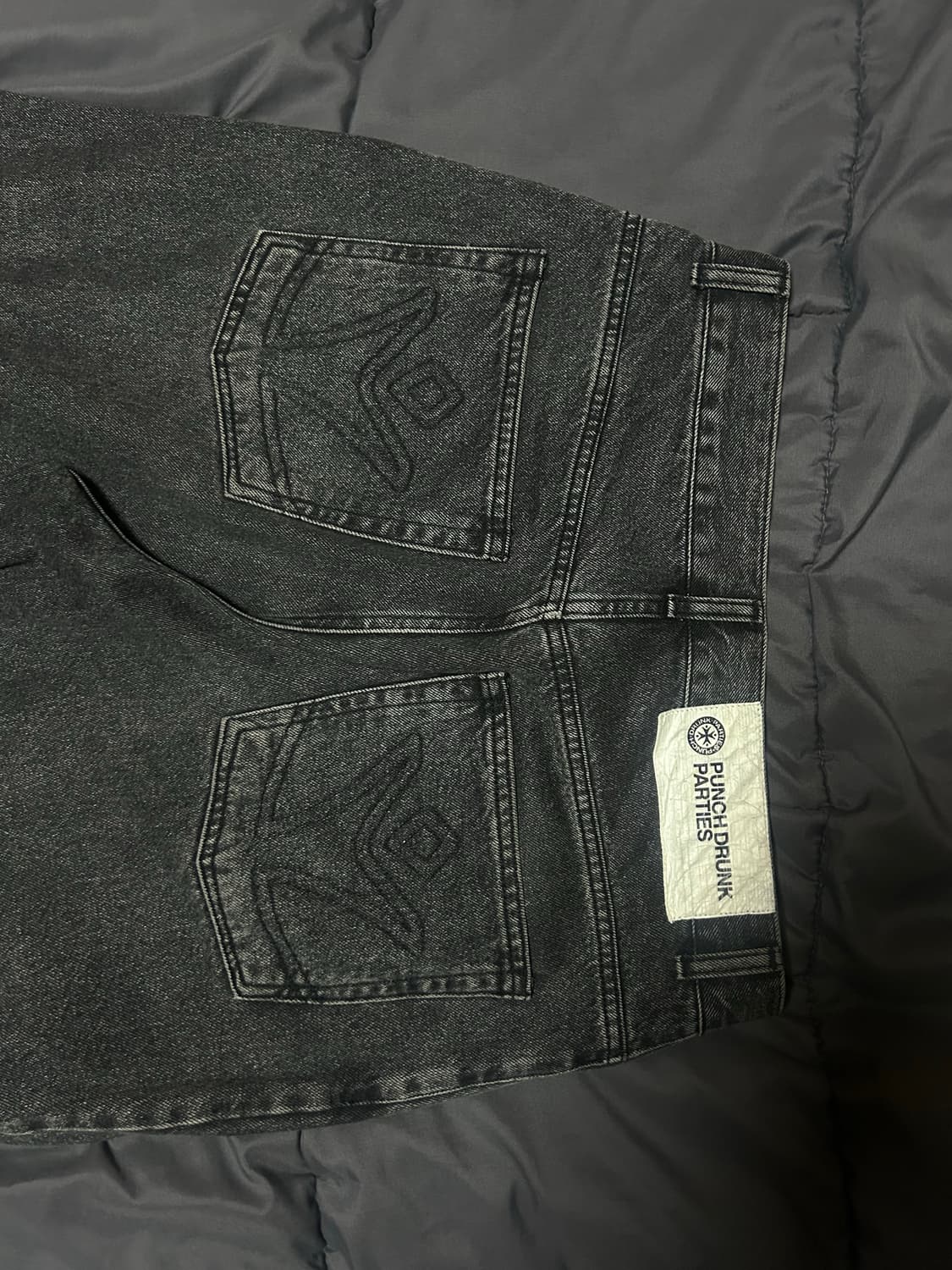 펀치드렁크파티즈 흑청 데님팬츠 상품이미지3