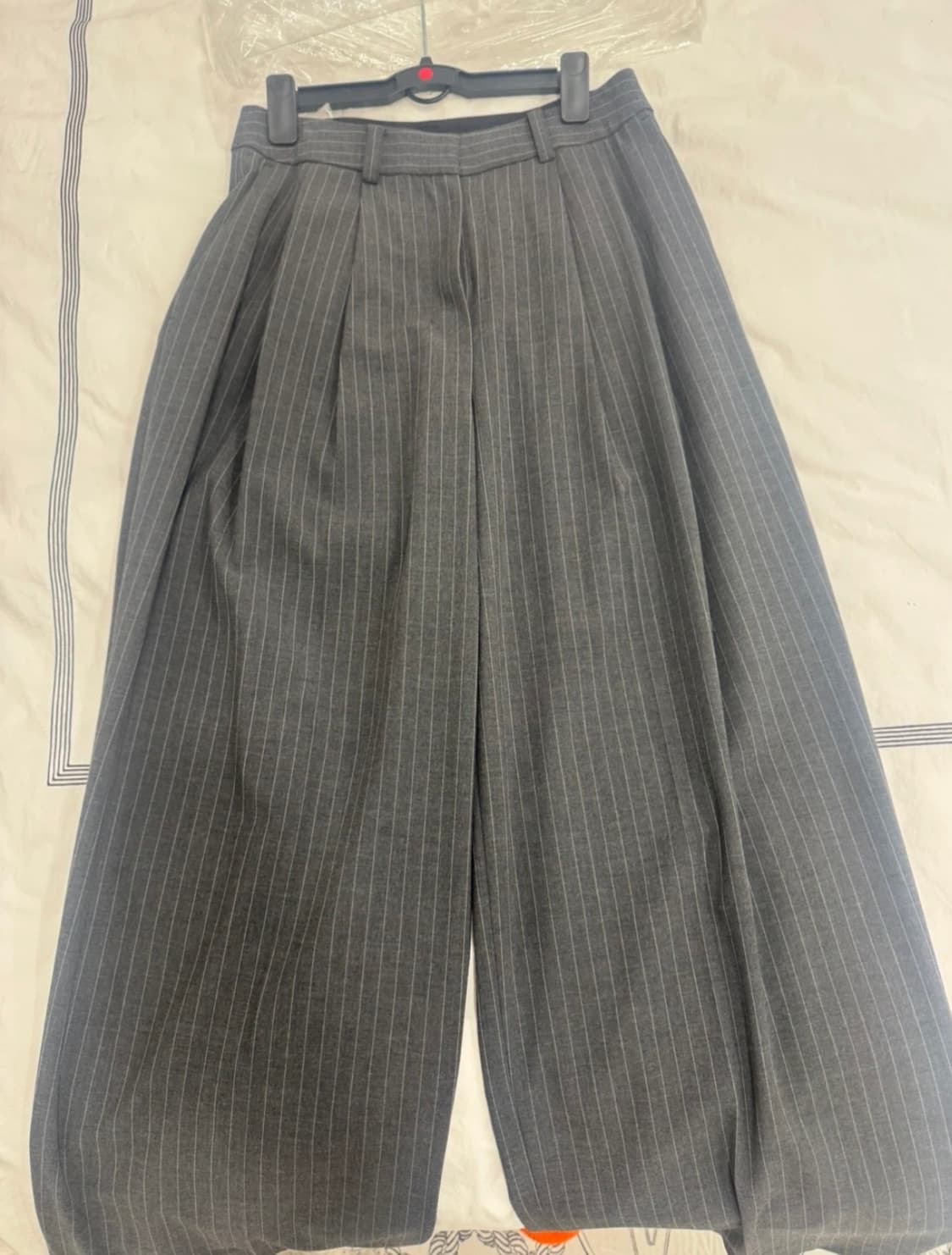 EBM 스트라이프 와이드 팬츠 EMP 상품이미지1