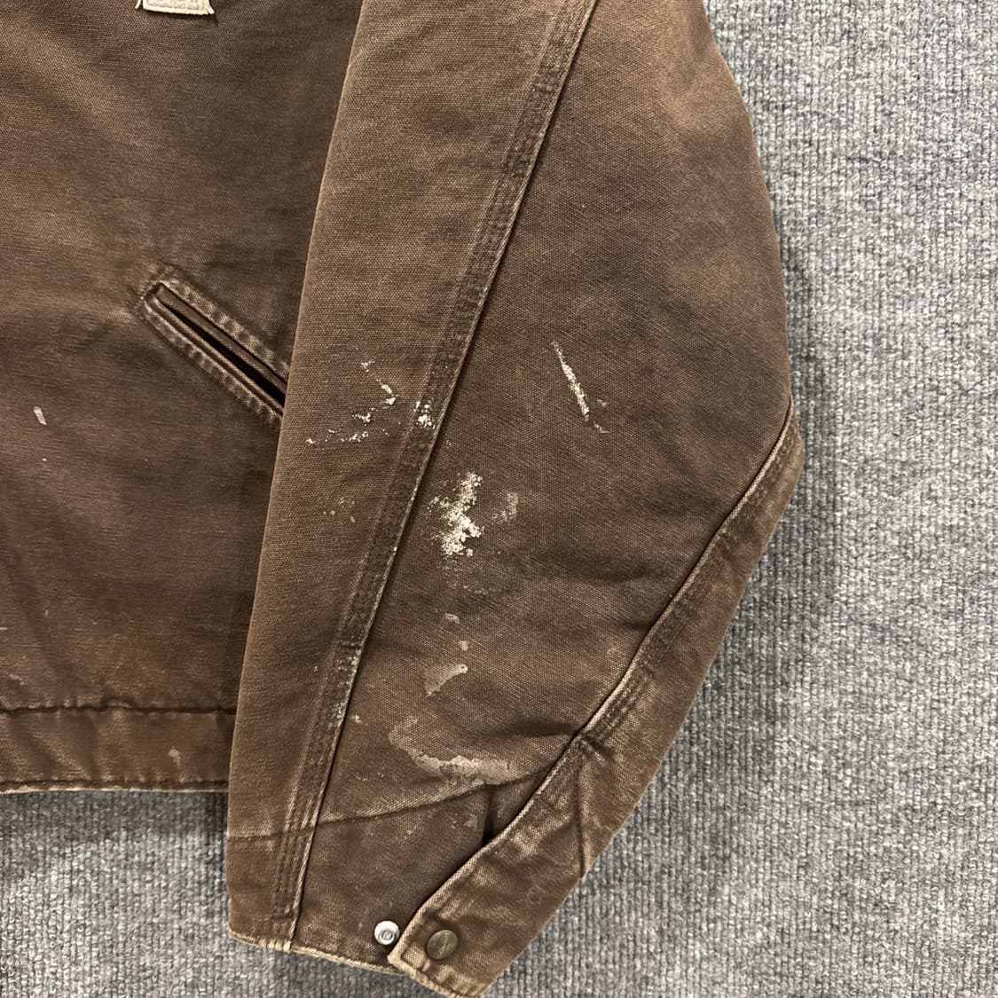 00s 칼하트 J97 디트로이트 자켓 다크브라운 상품이미지6