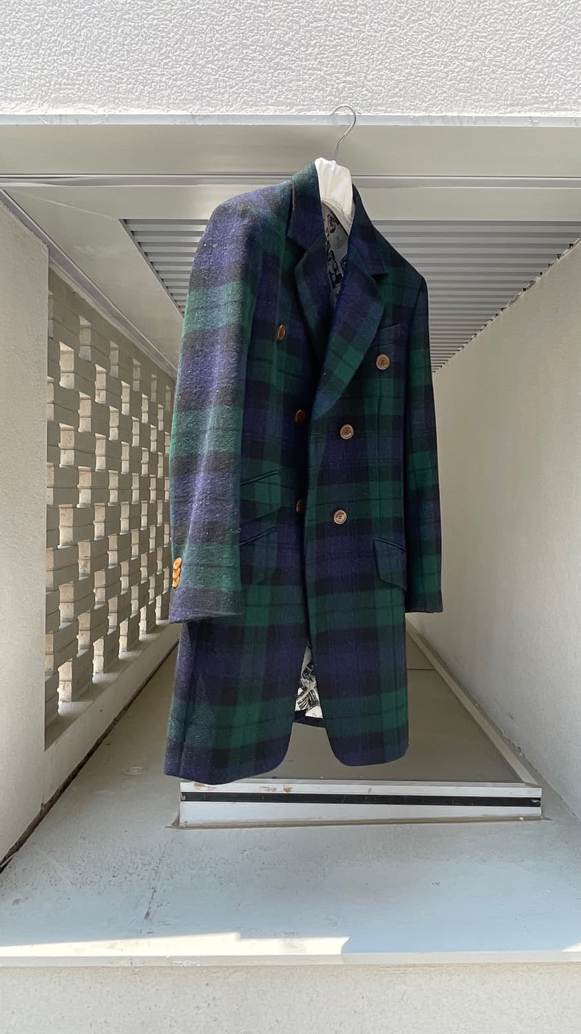 MAN Shetland Wool Blackwatch Double Co 상품이미지3