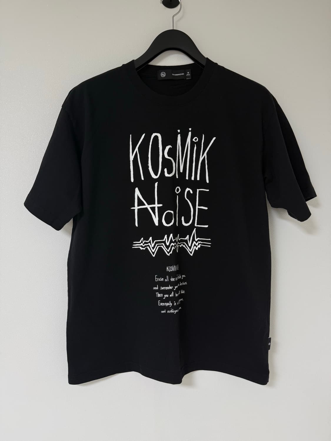 GU 언더커버 KOSMIK NOISE 반팔 티셔츠 블랙 XL 상품이미지2