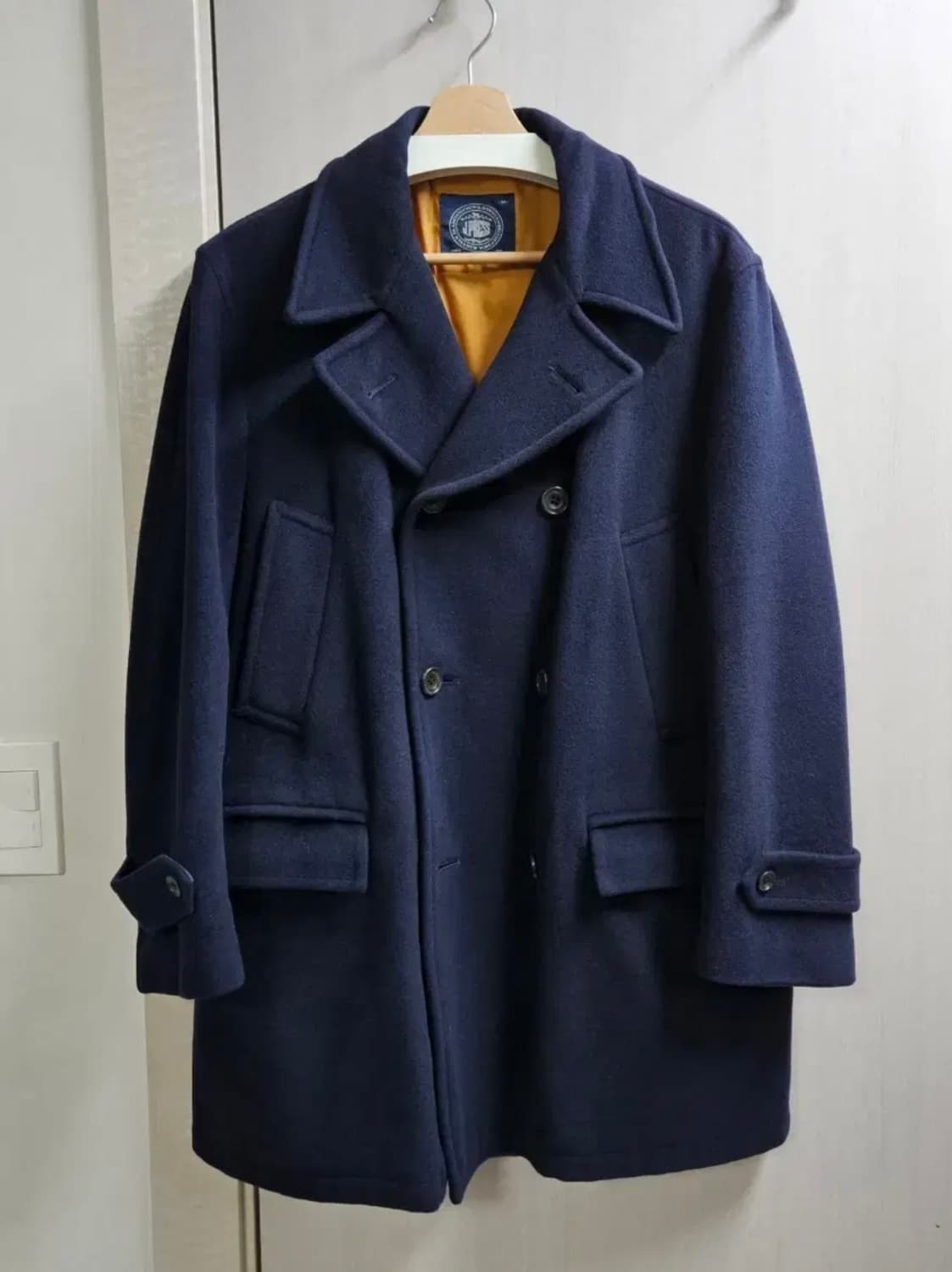 제이프레스 더블코트 피코트 네이비 m 상품이미지1