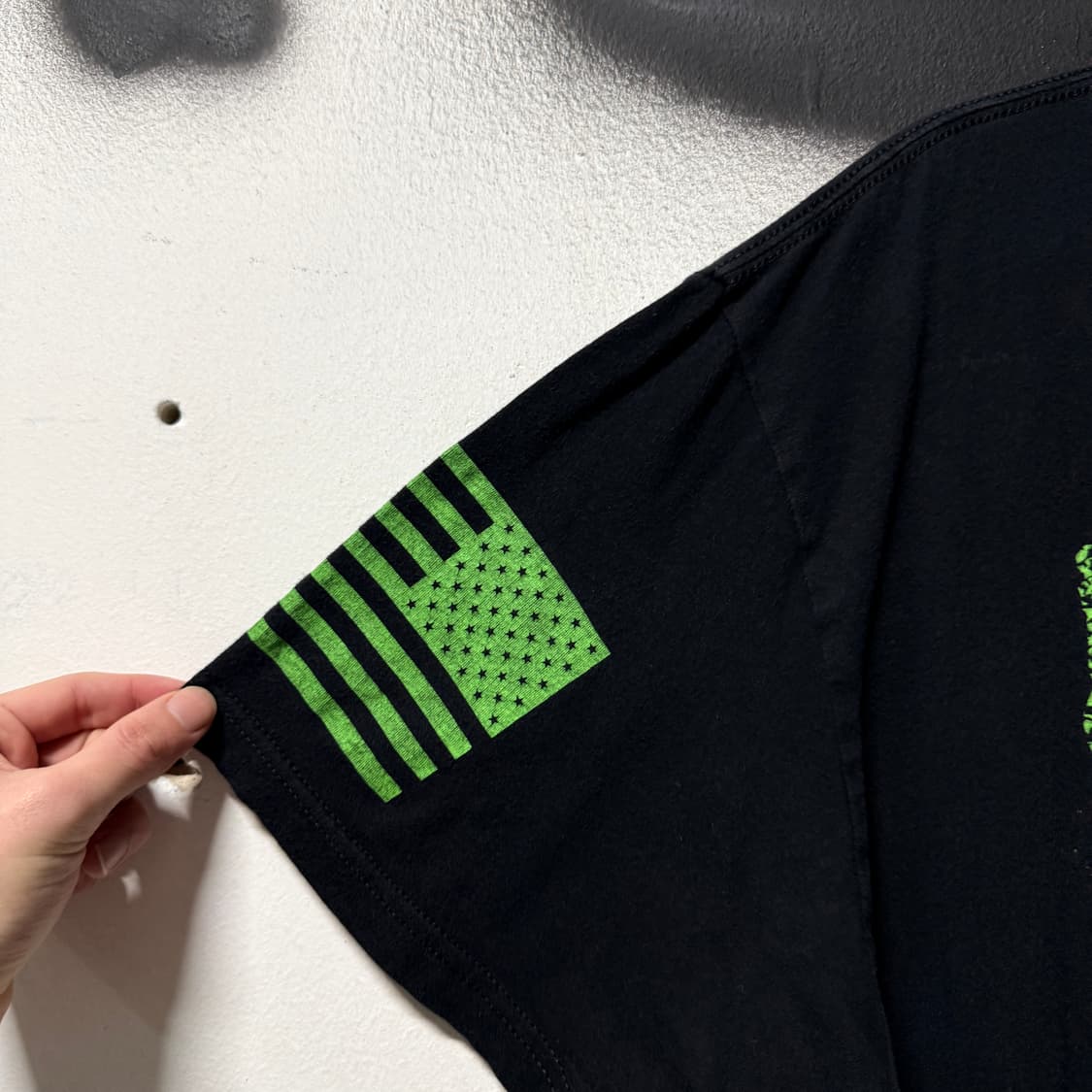 VTG 빈티지 빅사이즈 스컬 프린팅 펑크 반팔 티셔츠 상품이미지4