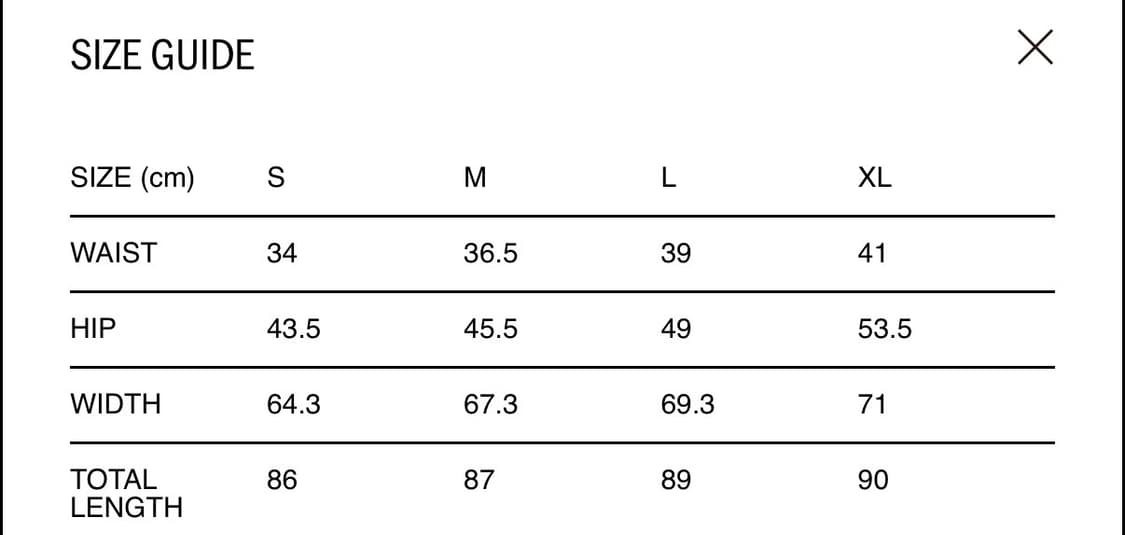 에토스 크레비스 스커트 crevice skirt L 상품이미지4