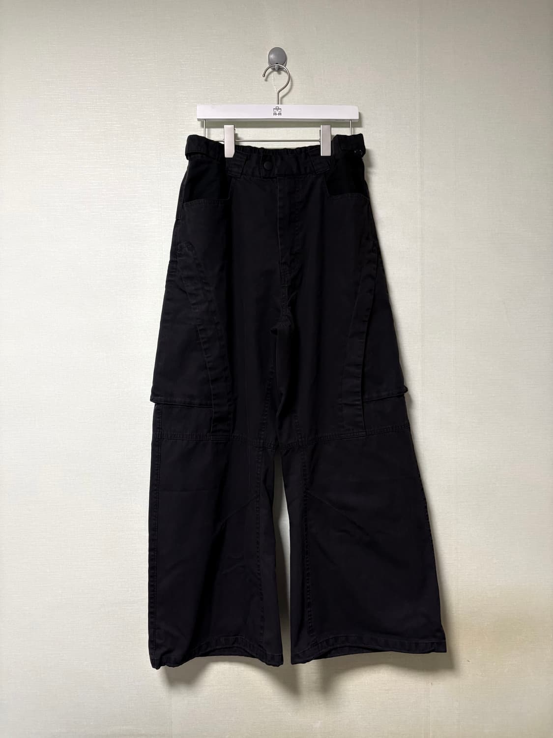 [2] 폴리테루 보더 팬츠 다크네이비 상품이미지2