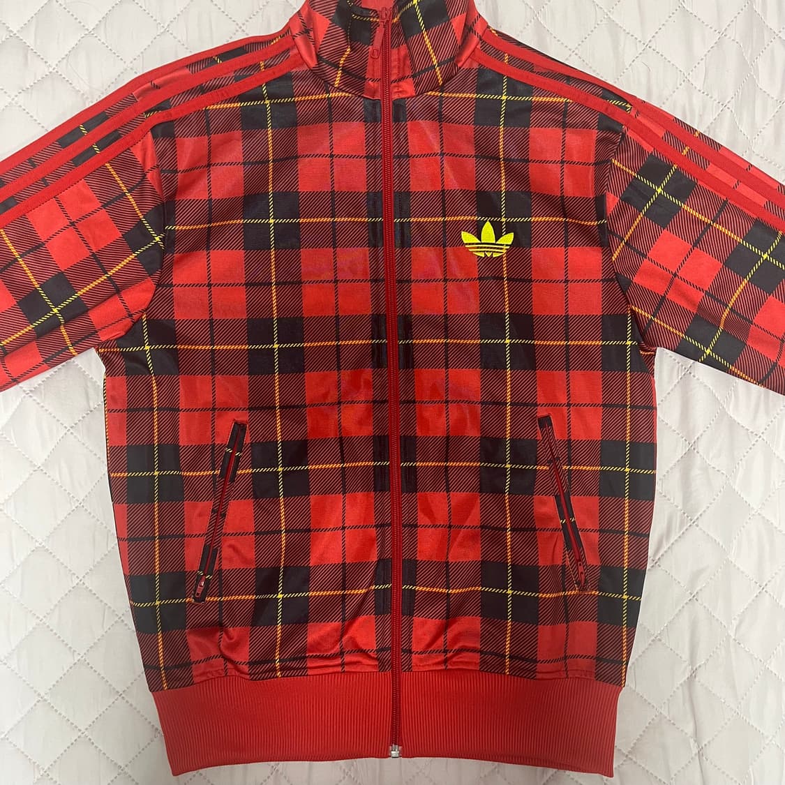 아디다스 져지 레드 체크 상품이미지1