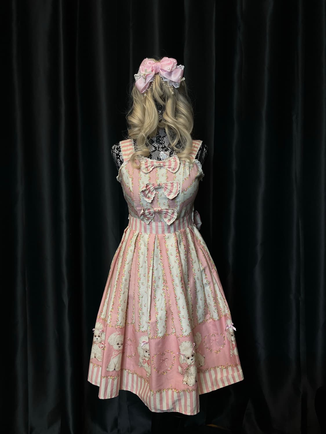 BODYLINE 바디라인 로리타 히메갸루 리본 핑크 원피스 상품이미지2