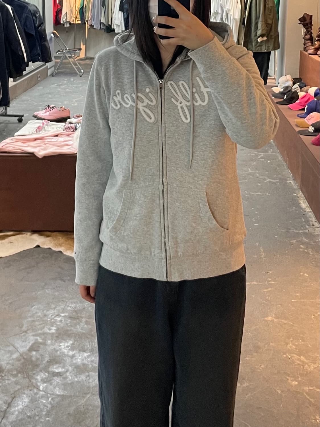 타미힐피거 그레이 후드집업 H1862 상품이미지1