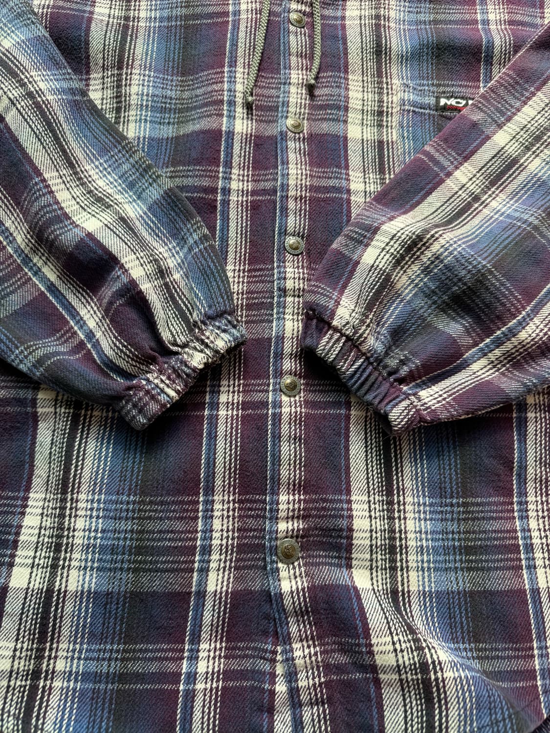 No Fear 노피어 90s 플란넬 후디 자켓 상품이미지3