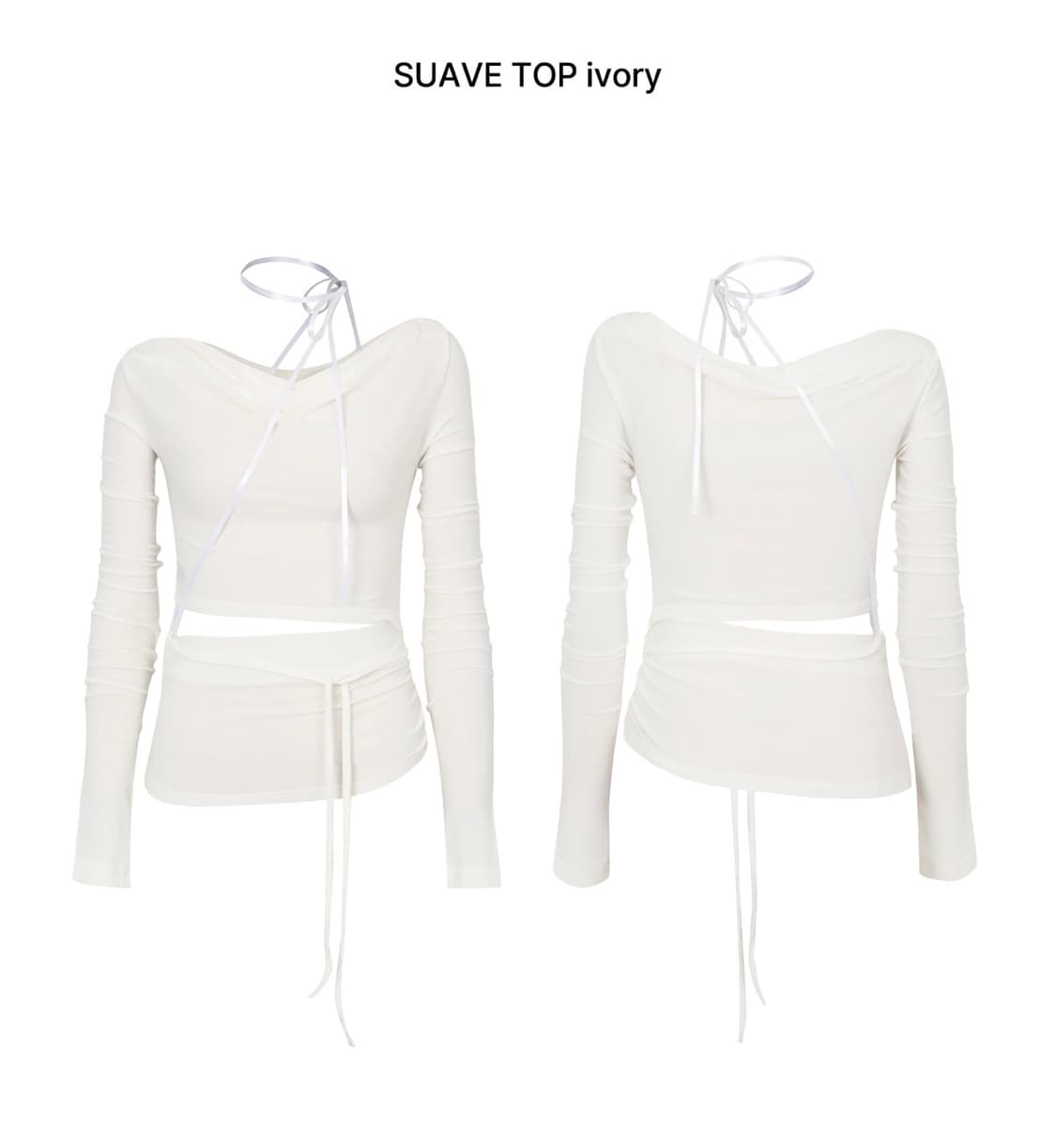 [새상품] 페인오어플레져 수아브 탑 아이보리 상품이미지1