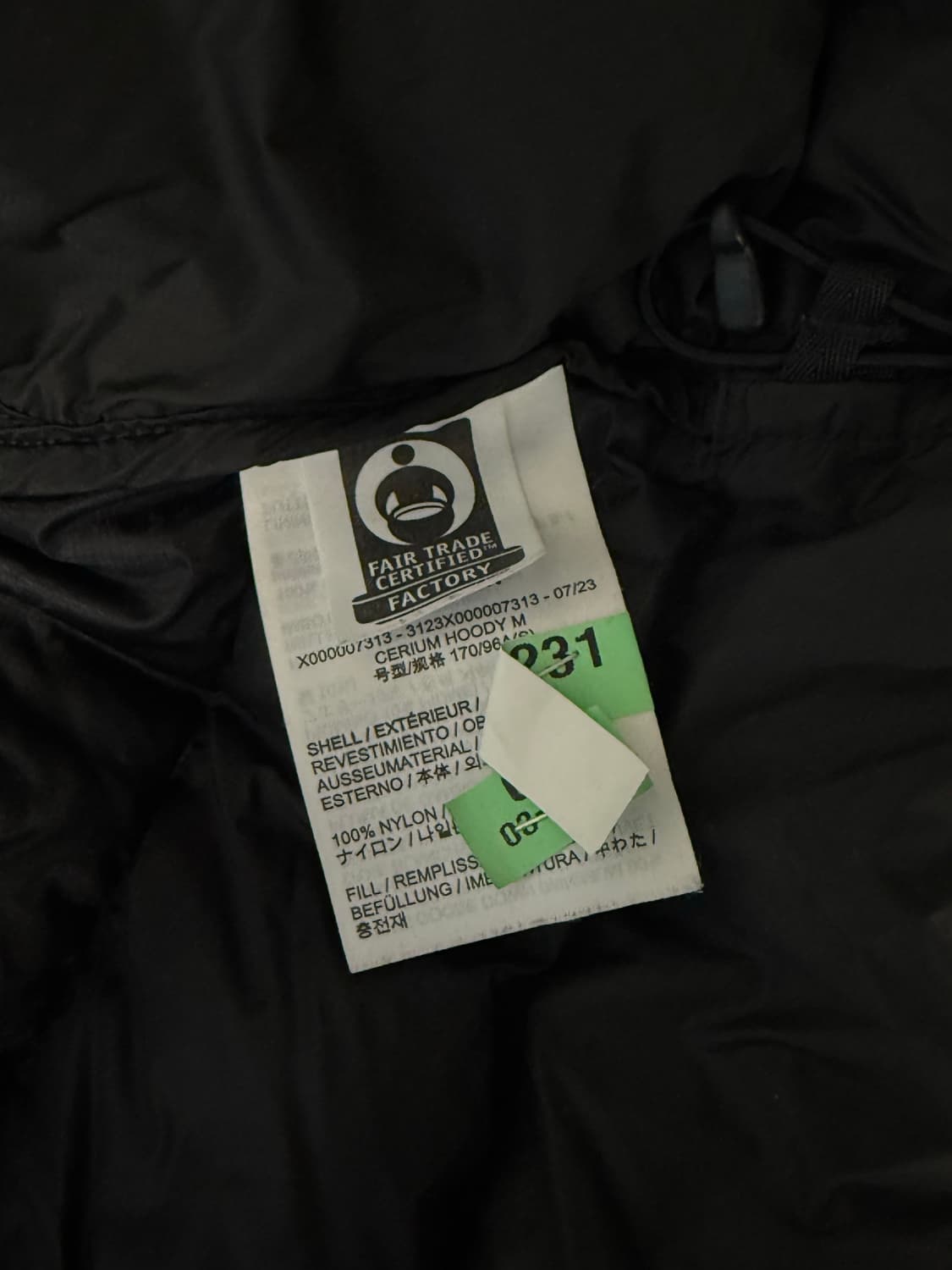 아크테릭스 세륨 후디 블랙 사파이어 S 상품이미지4