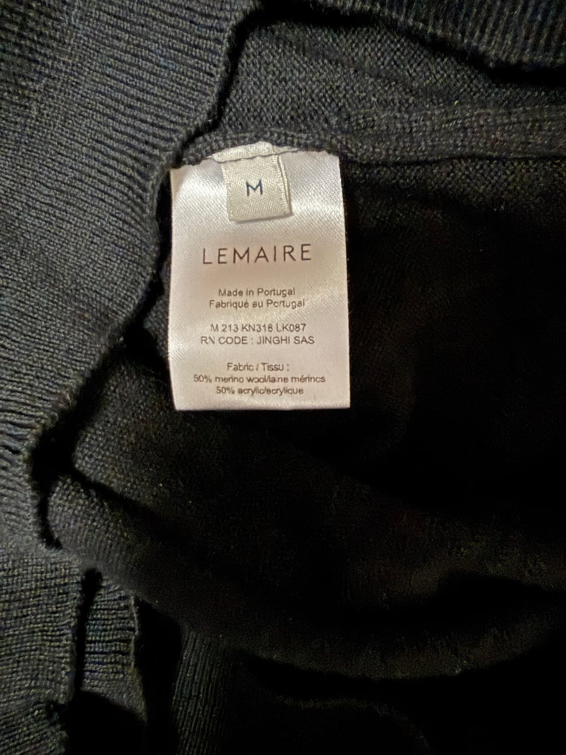 르메르 더블 레이어드 터틀넥 블랙 상품이미지3