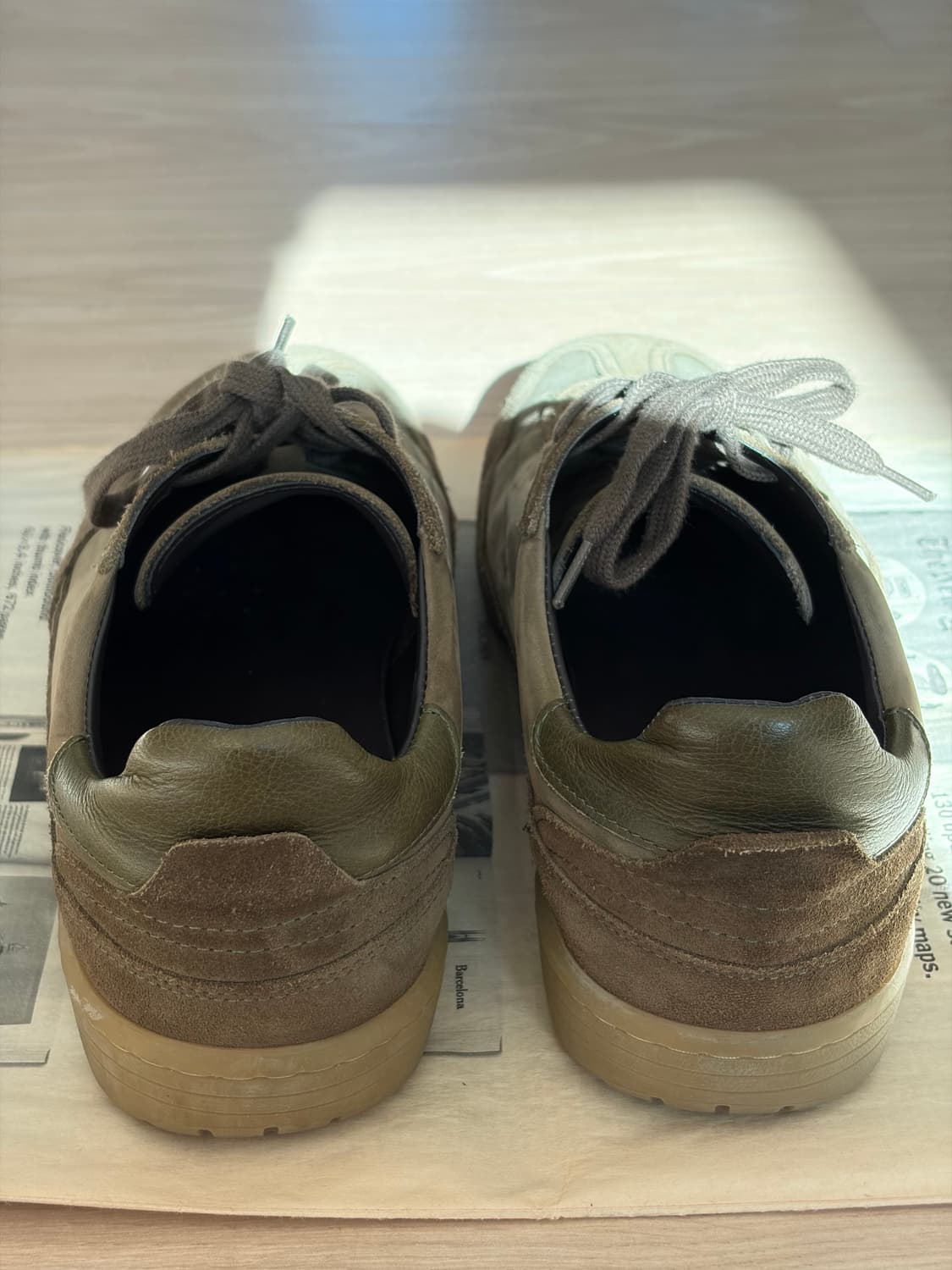 [S급/풀박스] 마시모두띠 독일군 스웨이드 스니커즈 (275/43) 상품이미지3