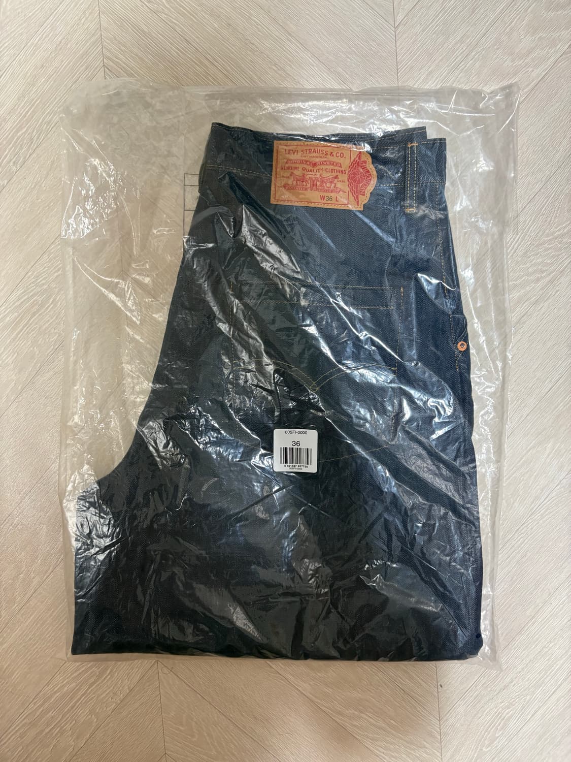 [36] 리바이스 x 조던 배기 쇼츠 인디고 새제품 상품이미지2