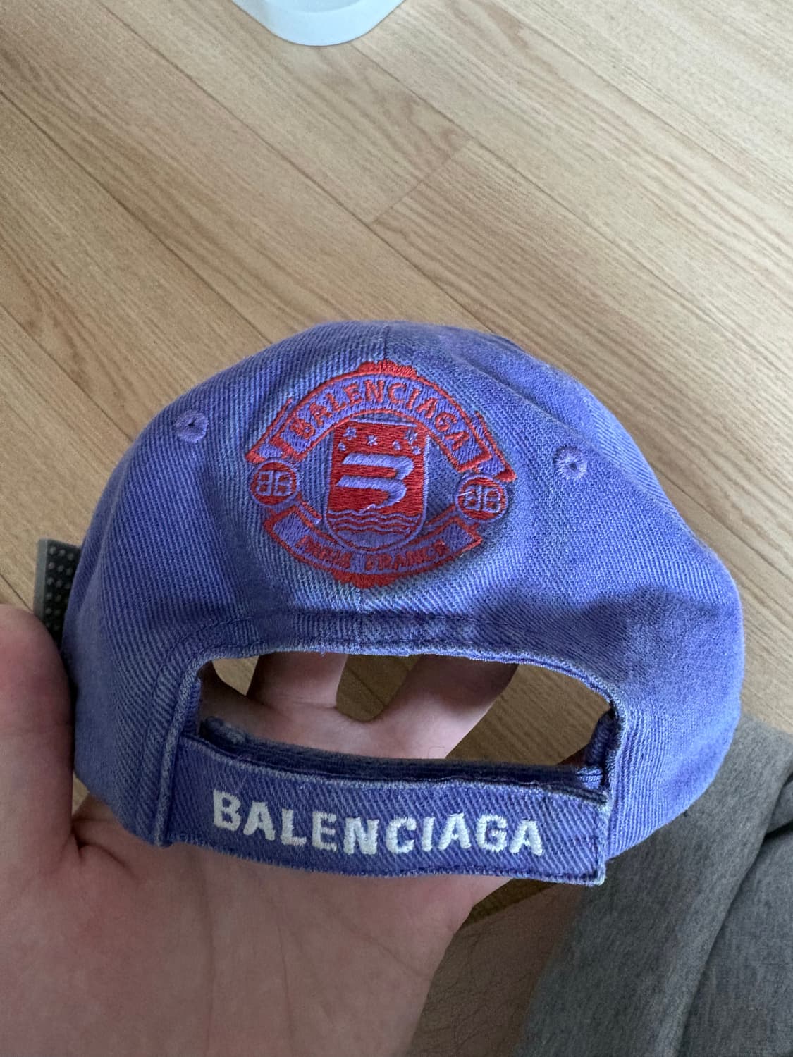 발렌시아가 유니티 볼캡 퍼플 상품이미지2