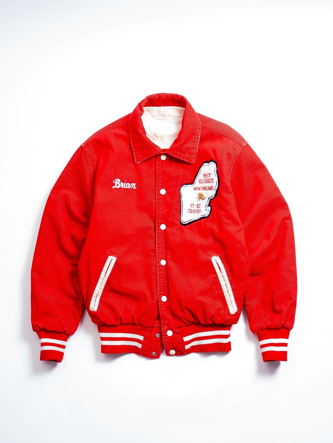 80’s Rennoc Corduroy Varsity Jacket 상품이미지1
