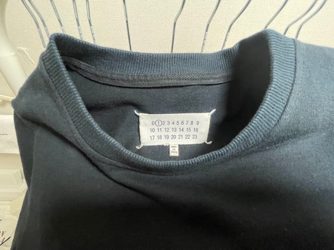 메종 마르지엘라 블랙 롱 티셔츠 상품이미지3