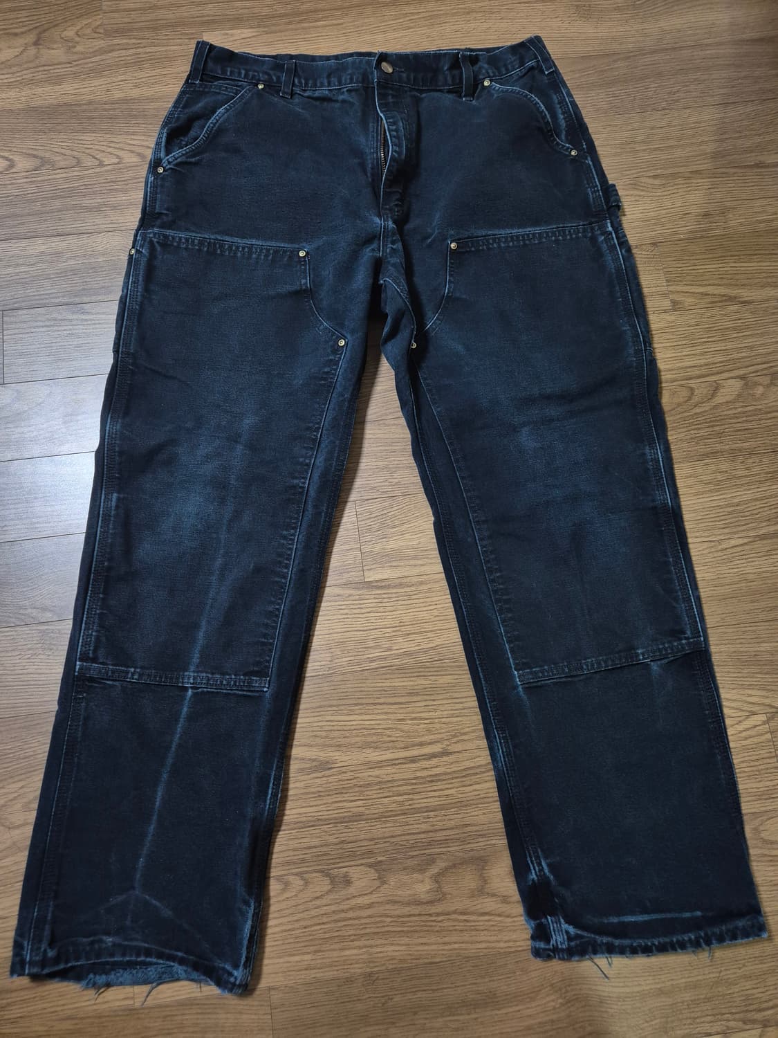 [36] 칼하트 더블니 B01 BLK 상품이미지1