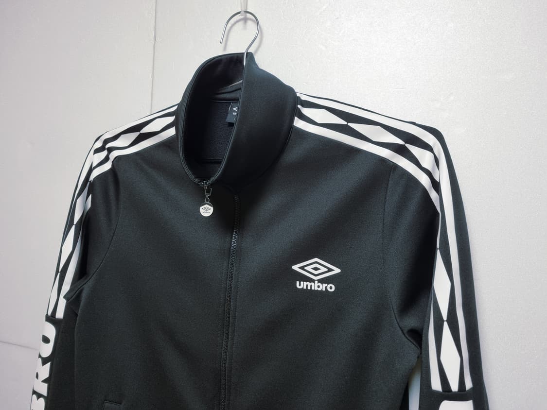 남성M 엄브로 빅 레터링 기모 트랙탑 져지 집업 저지 트레이닝복 축구복 상품이미지5