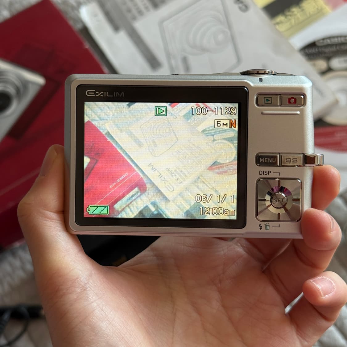 정크 풀박스 CASIO EXILIM EX-Z600 카시오 엑슬림 실버디카 상품이미지9