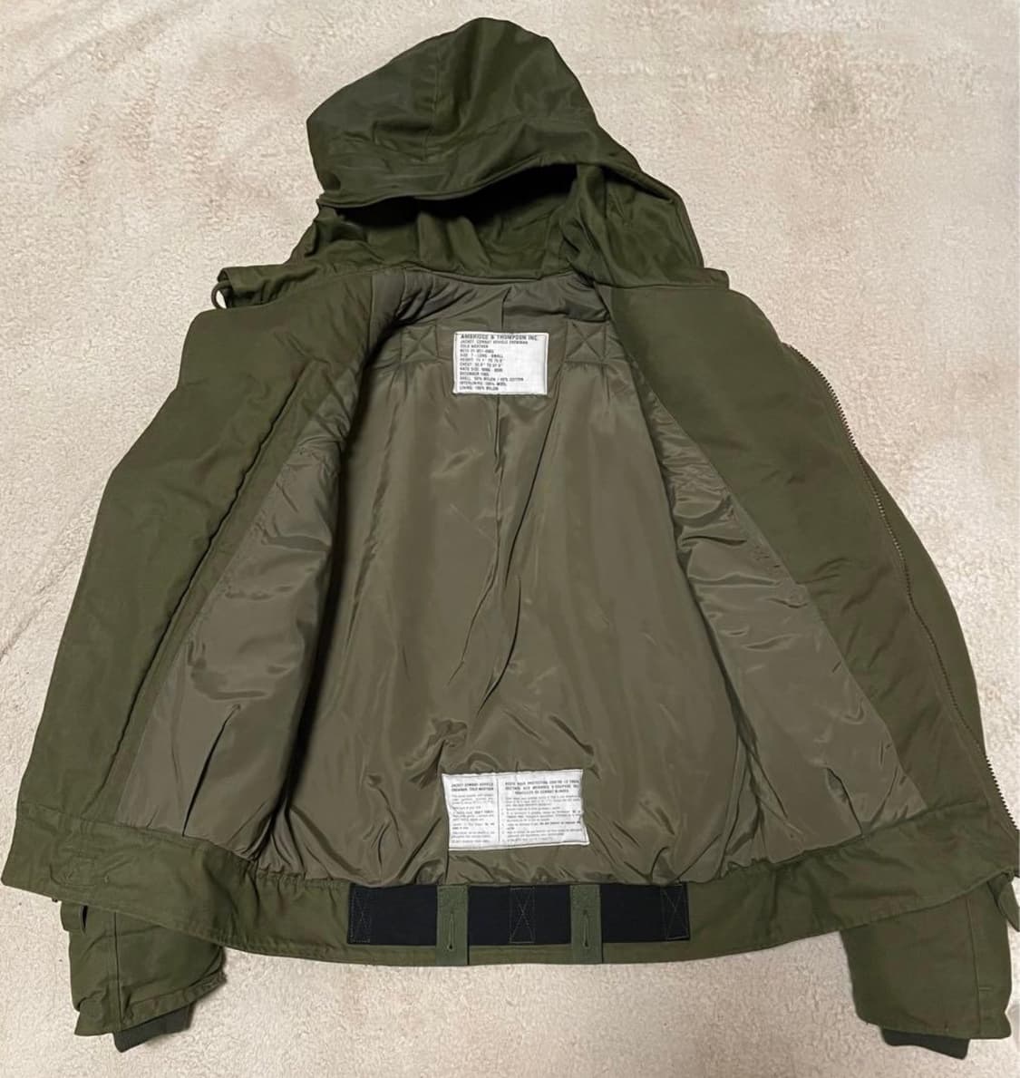 1985년 캐나다군 CVC 콜드웨더 탱커 자켓 (AMBRIDGE) 상품이미지2