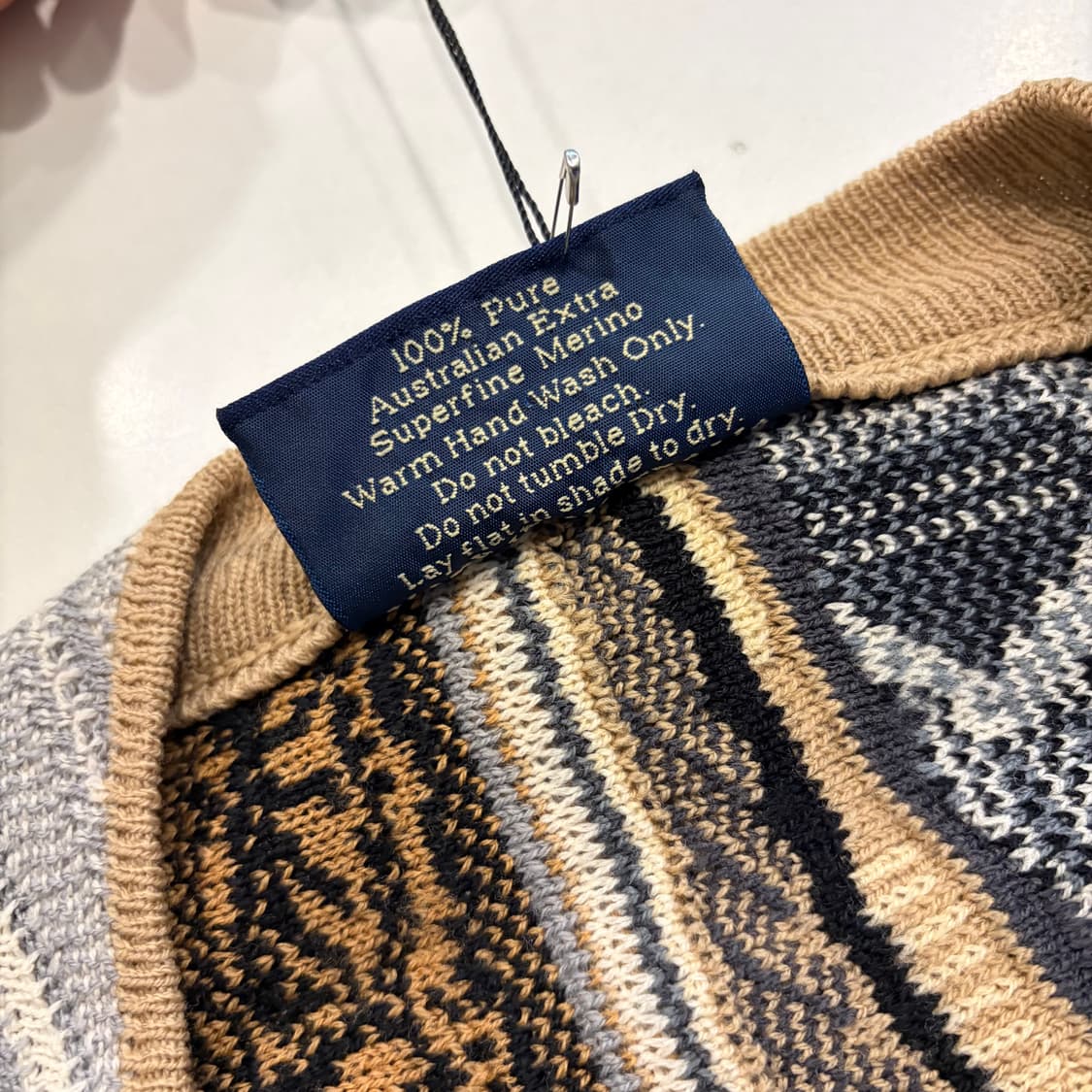 [S] CARLO ALBERTO 쿠지맛 골드 패턴 가디건 D871 상품이미지5