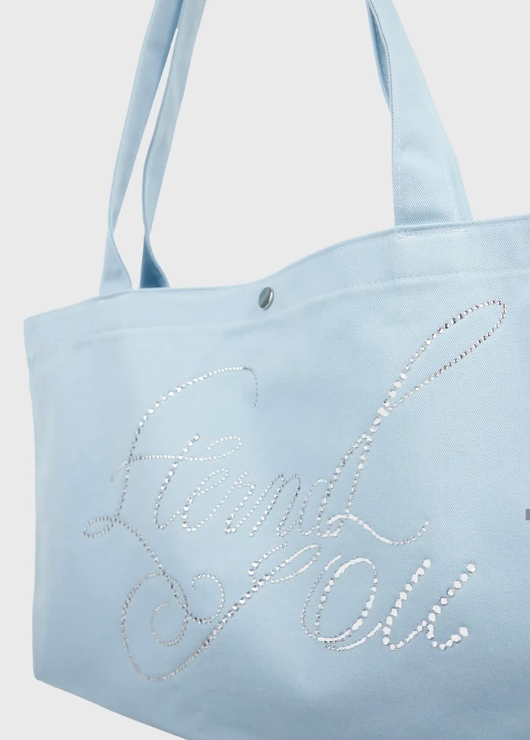 택O 새상품)) 이터널유 코튼 슈가 에코백 스카이블루 상품이미지2