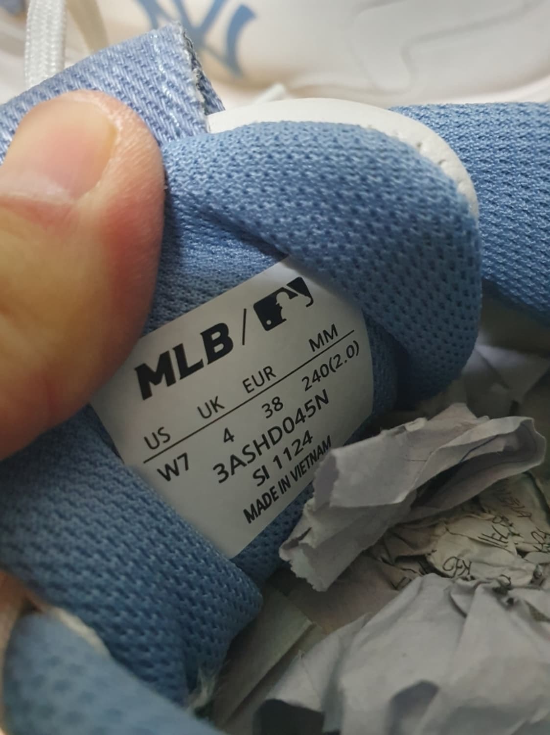 MLB 빅볼 청키 데님 운동화 240 상품이미지9
