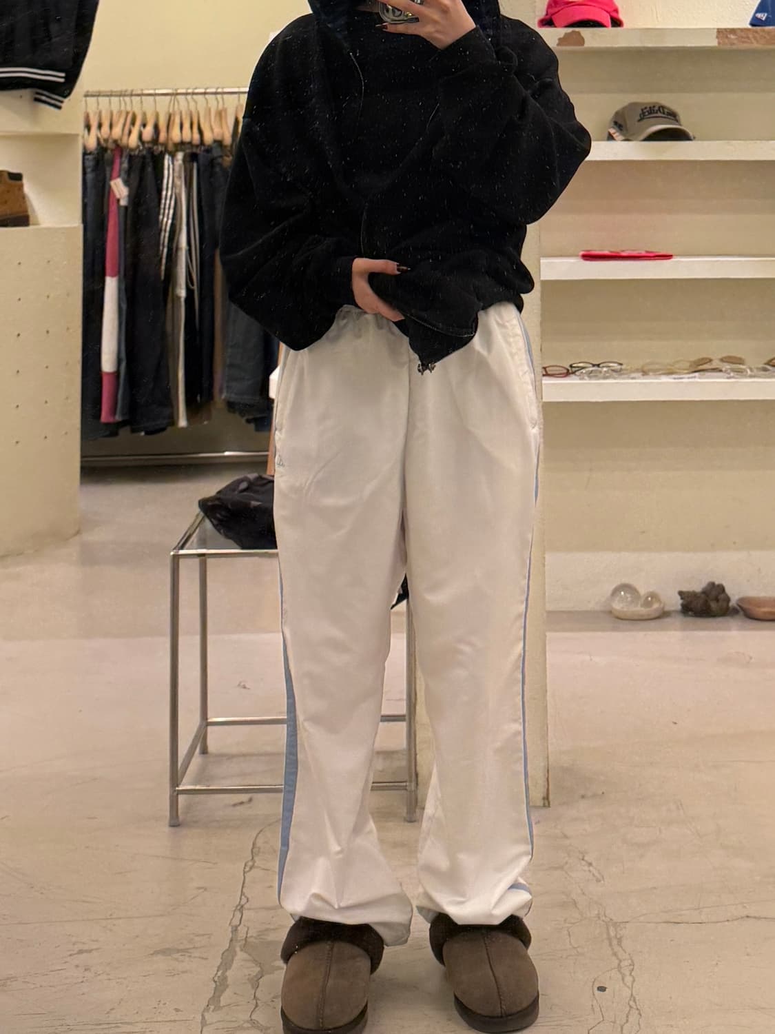 아디다스 빈티지 폴리쉘 트랙 팬츠 U1472 상품이미지1