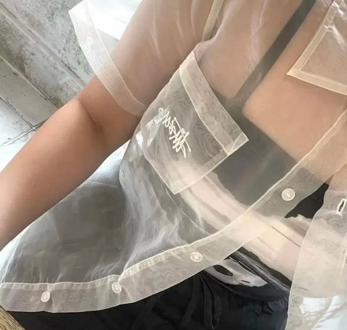 스투시 시스루 반팔셔츠 상품이미지2