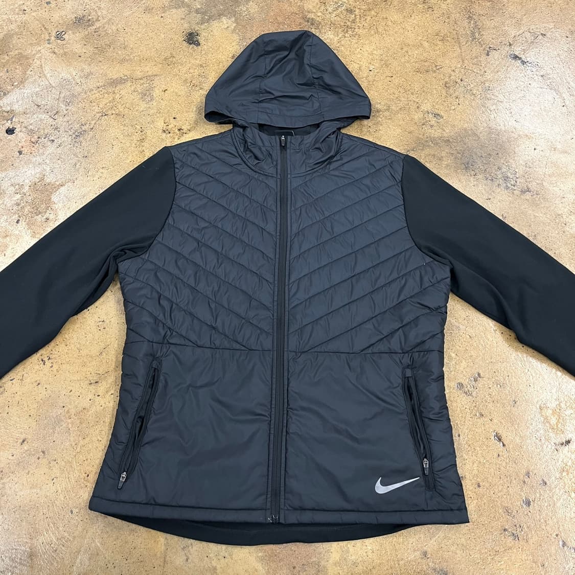 [정품/M] 나이키 패딩 후드집업 블랙 b19 상품이미지3