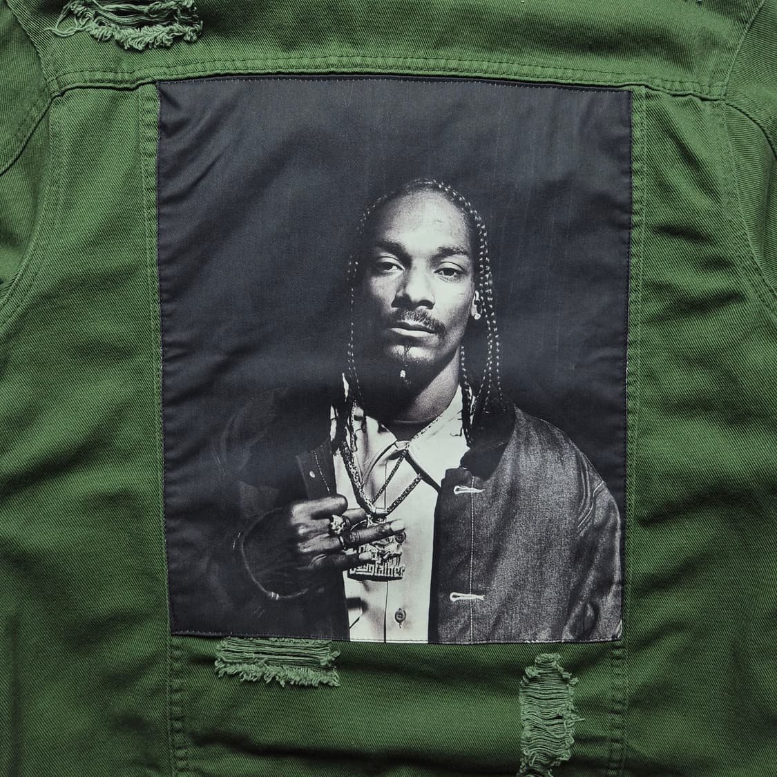 [S] 코튼온 스눕독패널 데님 트러커 자켓 상품이미지8