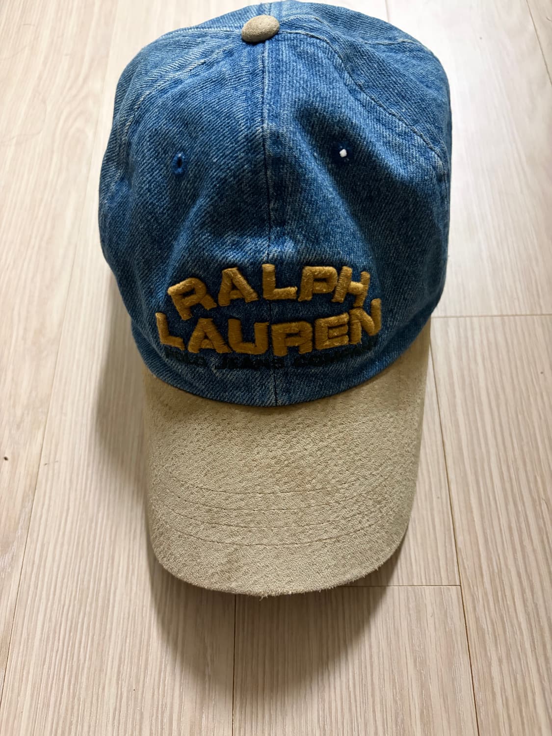 폴로 랄프로렌 자수 데님 볼캡 상품이미지1